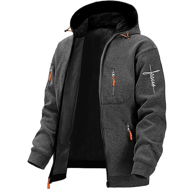 Drune | Reißverschluss Warmer Fleece mit Durchgehendem Reißverschluss für Herren