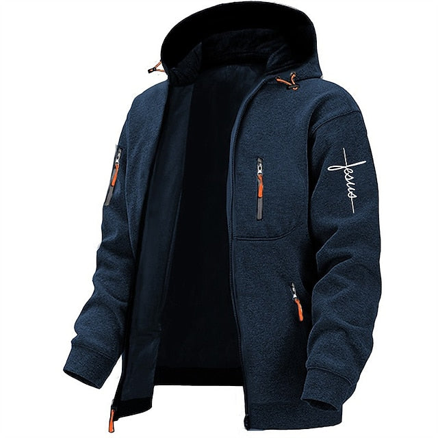 Drune | Reißverschluss Warmer Fleece mit Durchgehendem Reißverschluss für Herren