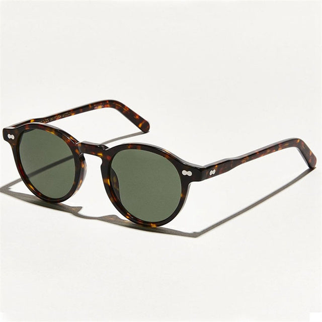 Drune | Runde Sonnenbrille Für Herren Weinlese & Stylisch