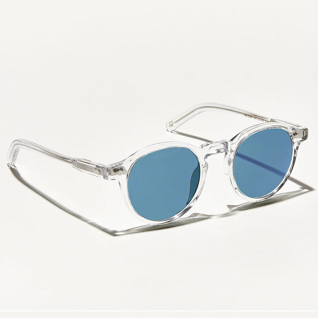 Drune | Runde Sonnenbrille Für Herren Weinlese & Stylisch