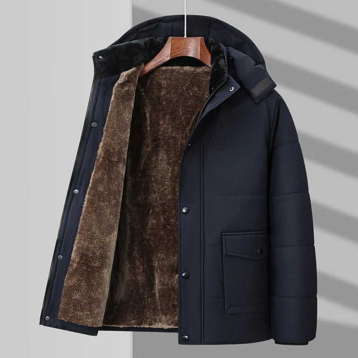 Drune | mit Fell gefütterte Pufferjacke