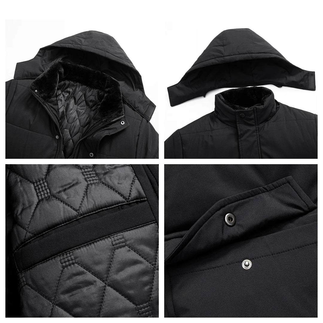 Drune | mit Fell gefütterte Pufferjacke