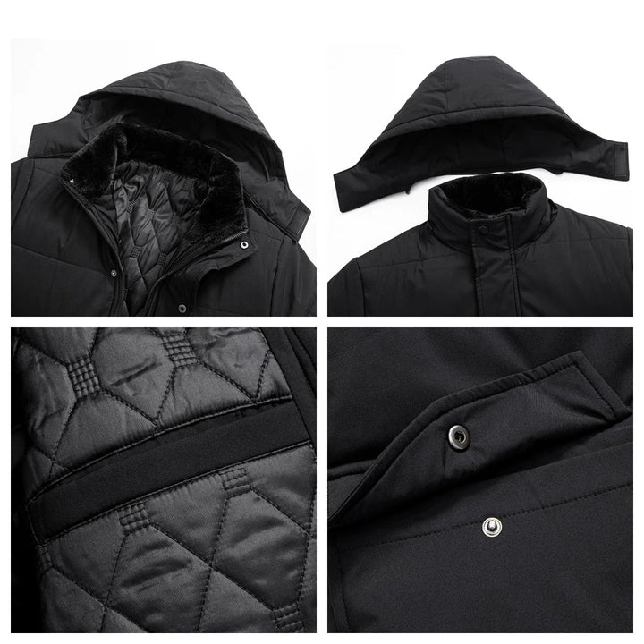 Drune | mit Fell gefütterte Pufferjacke
