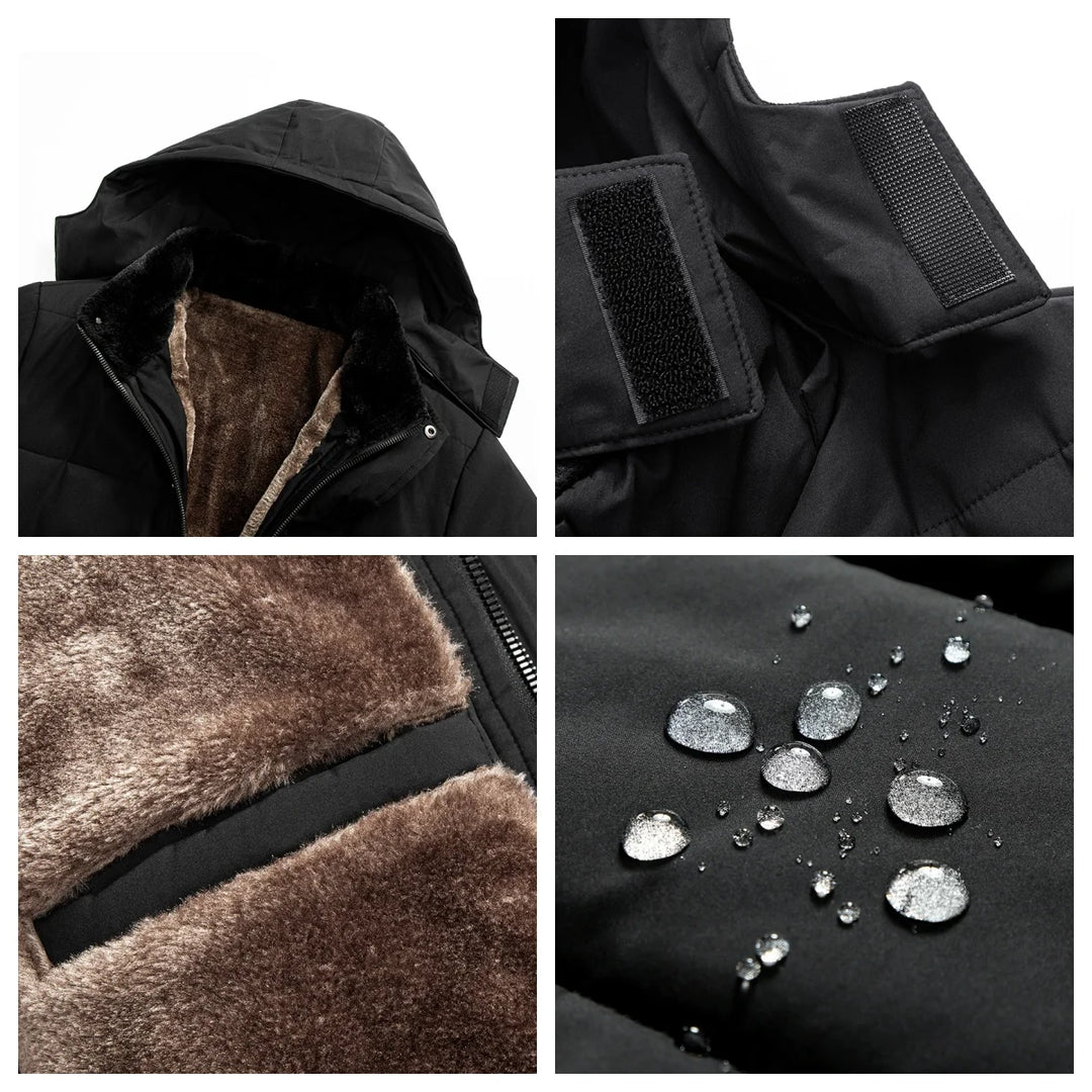 Drune | mit Fell gefütterte Pufferjacke