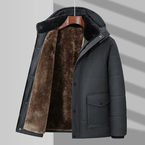 Drune | mit Fell gefütterte Pufferjacke