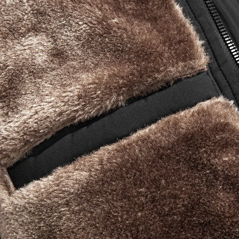 Drune | mit Fell gefütterte Pufferjacke