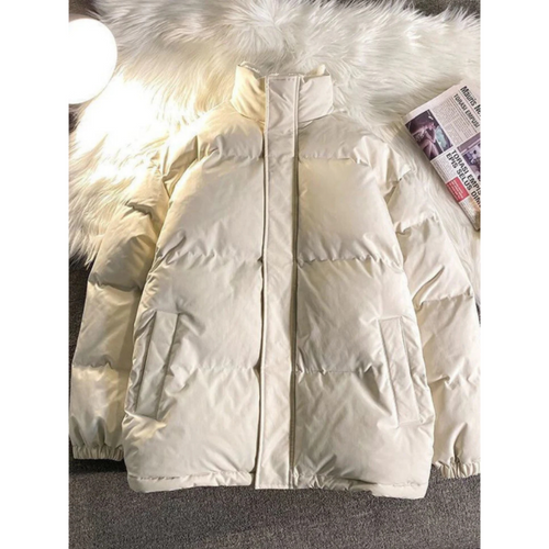 Drune | Isolierte Mock Neck Pufferjacke für Männer — Warm und stilvoll