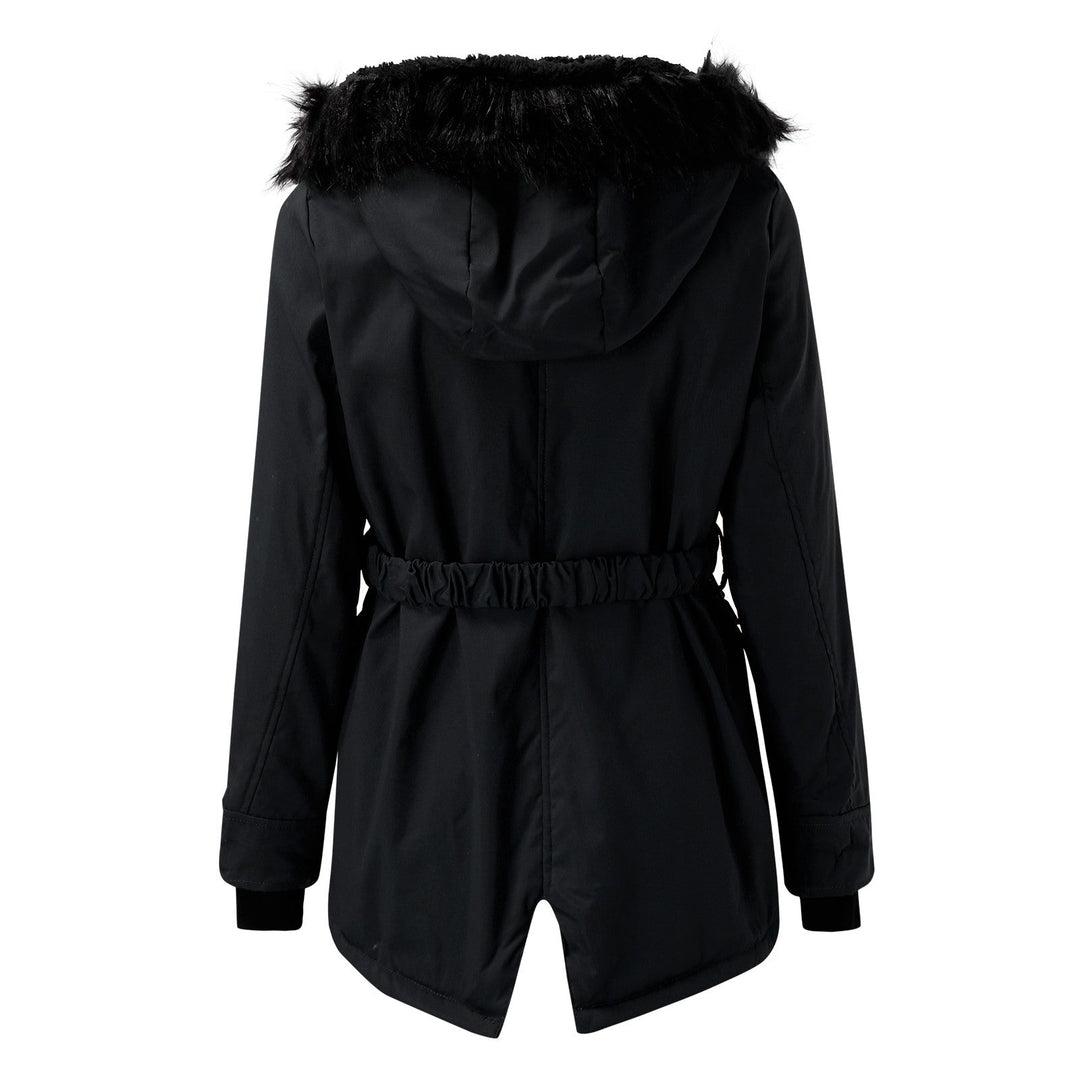 Drune | Damen Winter Parka - Mit Kapuze & Taillezugband