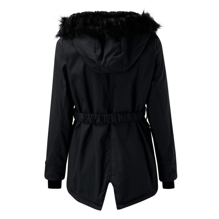 Drune | Damen Winter Parka - Mit Kapuze & Taillezugband