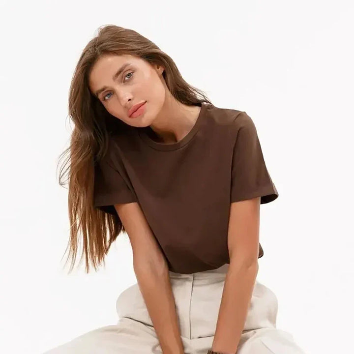 Drune | Damen-T-Shirt Aus 100% Baumwolle