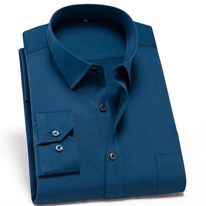 Drune - Anti Falten Herren Stretch Hemd
