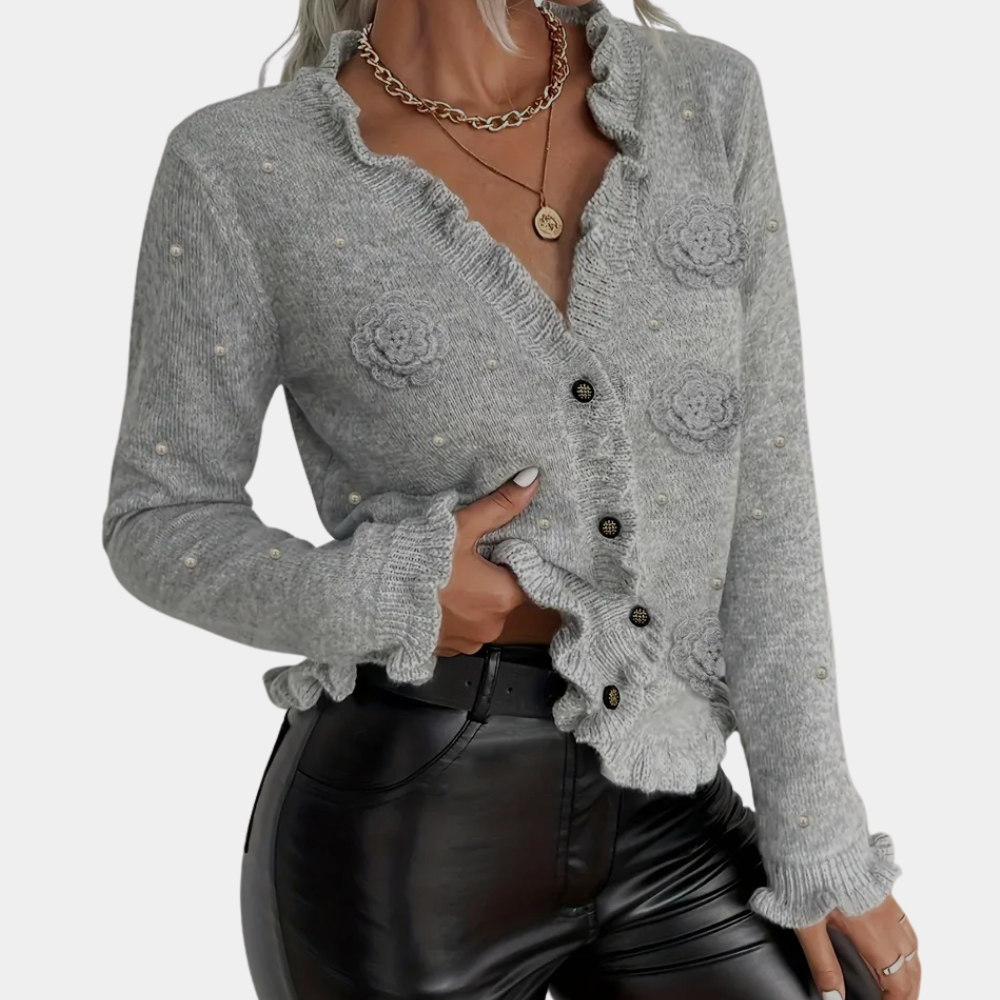 Drune | Flauschige Bequeme Strickjacke Für Damen