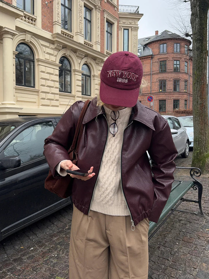 Drune | Jacke - Burgunder
