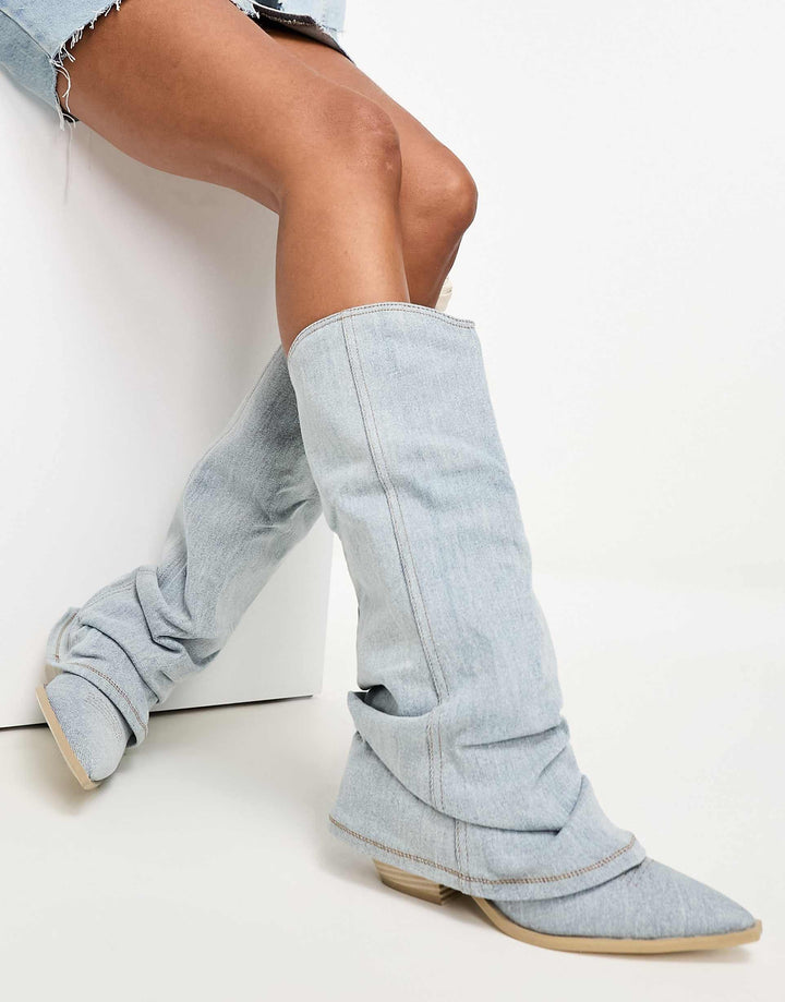 Drune | Denim-Modestiefel Für Frauen
