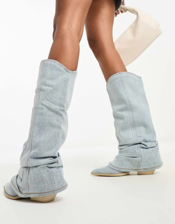Drune | Denim-Modestiefel Für Frauen