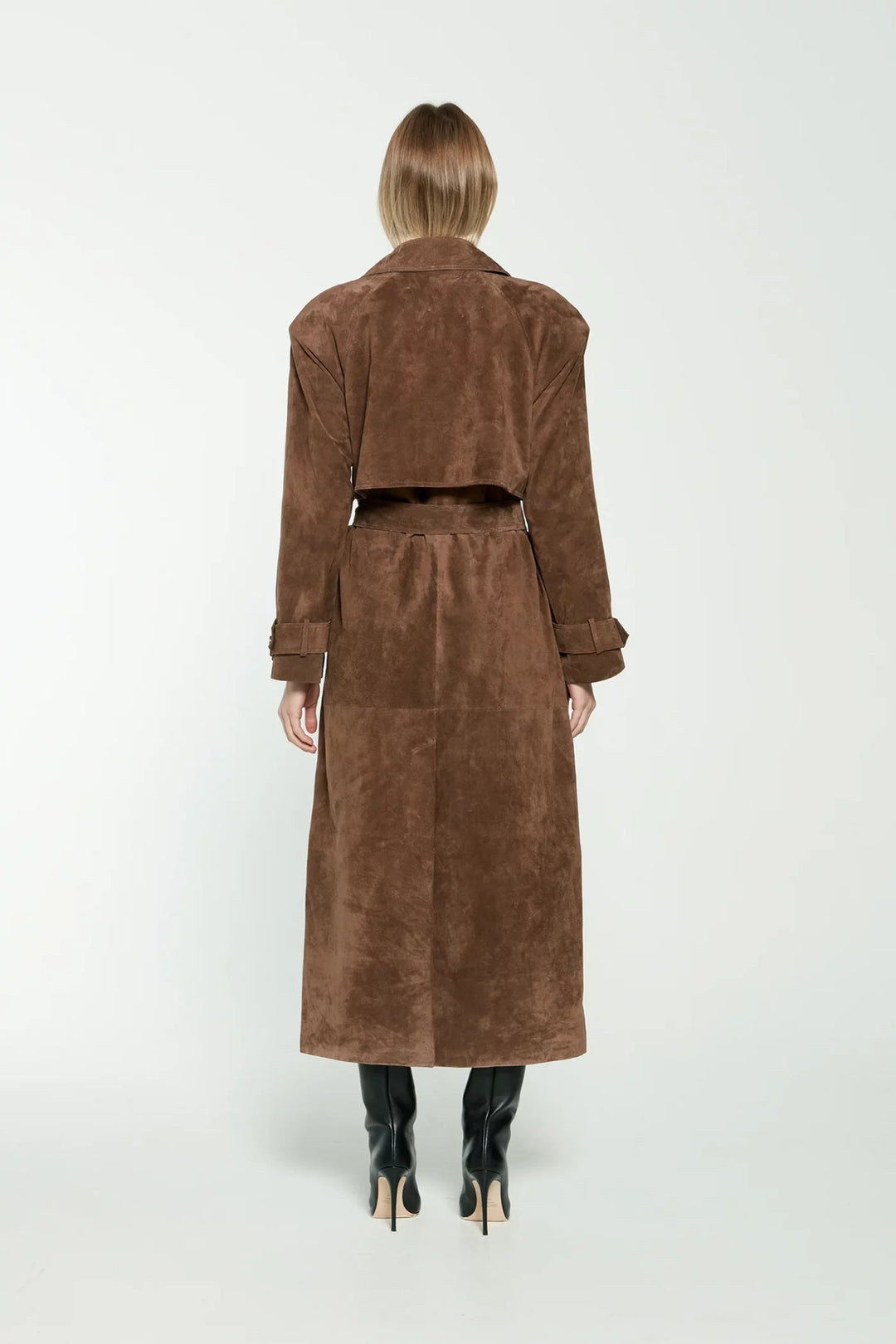 Drune | Damen-Wintermantel aus Kunstwildleder