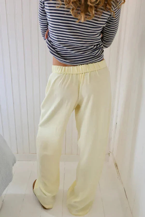 Drune | Loose fit Gestreift Elastisch Taille Hose