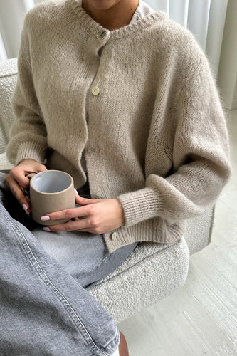 Drune | Strick Frauen Strickjacke Mit Knöpfen