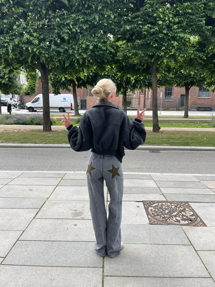 Drune | Loose Fit Jeans Mit Sternen