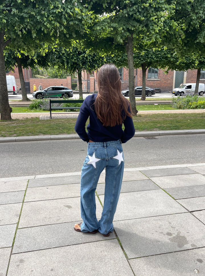 Drune | Loose Fit Jeans Mit Sternen