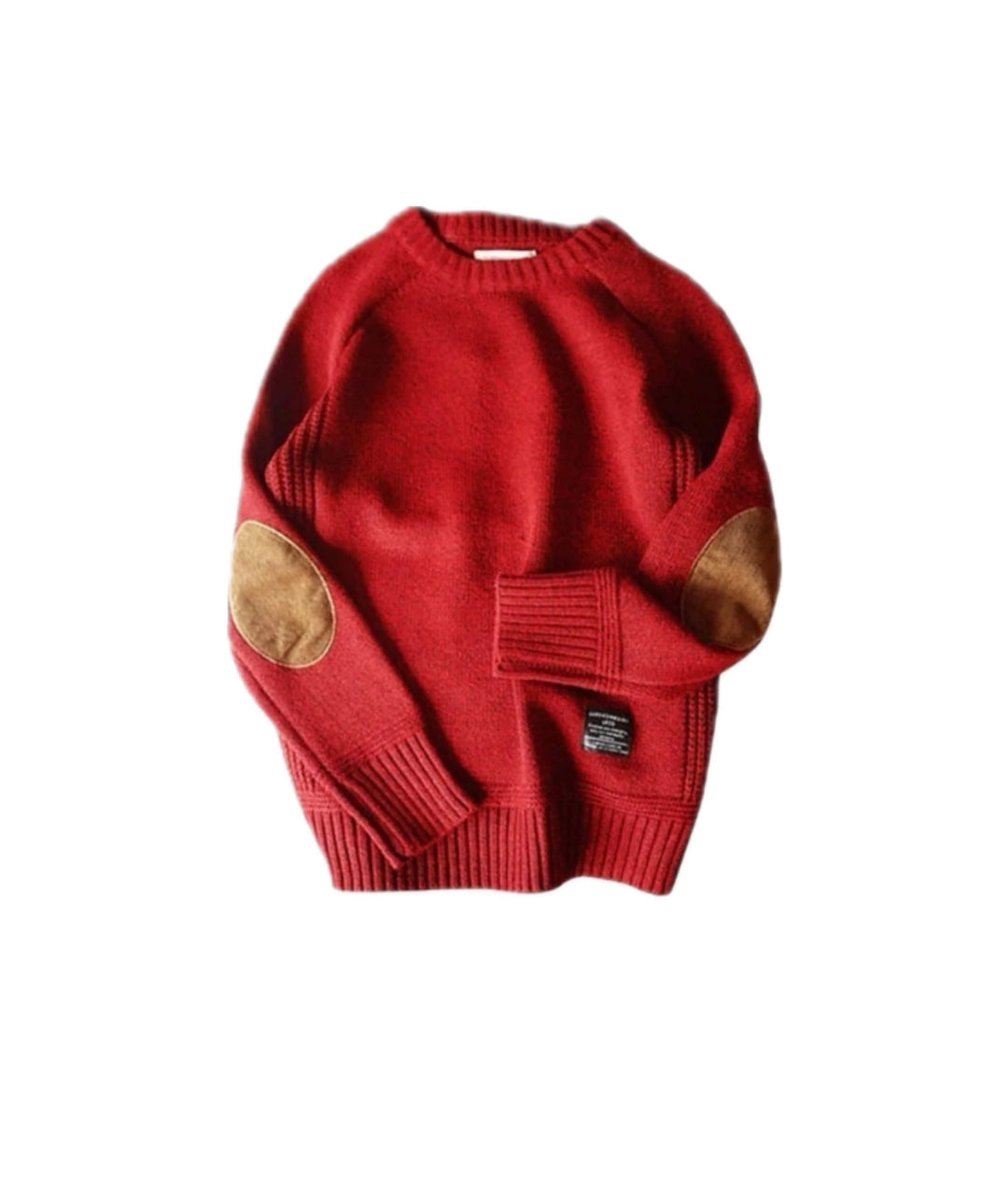 Drune | Pullover mit zeitlosem Ellbogenpatch