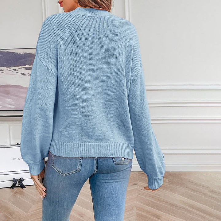 Drune | Blumen Strickstrickjacke