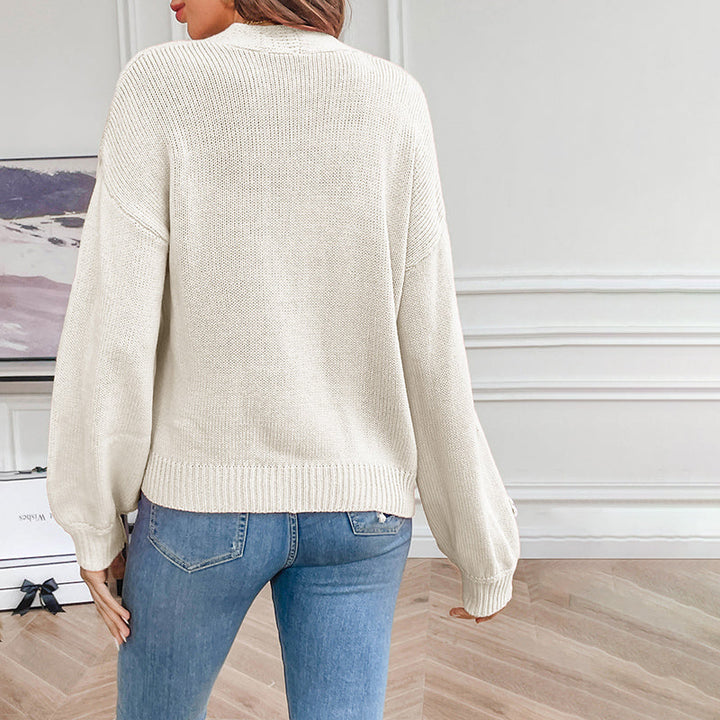 Drune | Blumen Strickstrickjacke