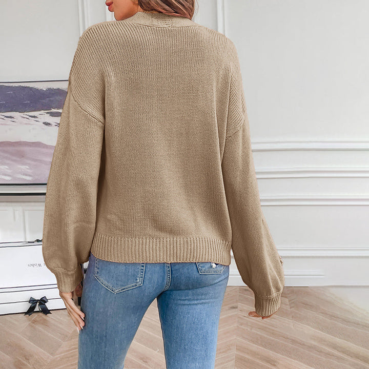 Drune | Blumen Strickstrickjacke