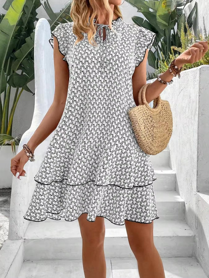 Drune | Weinlese A-Linie Sommerkleid