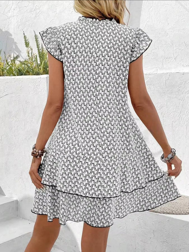 Drune | Weinlese A-Linie Sommerkleid