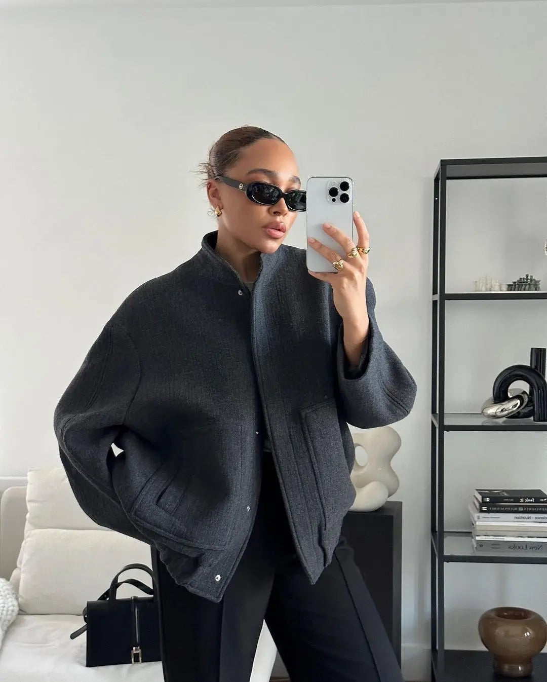 Drune | Oversized Bomberjacke für Damen