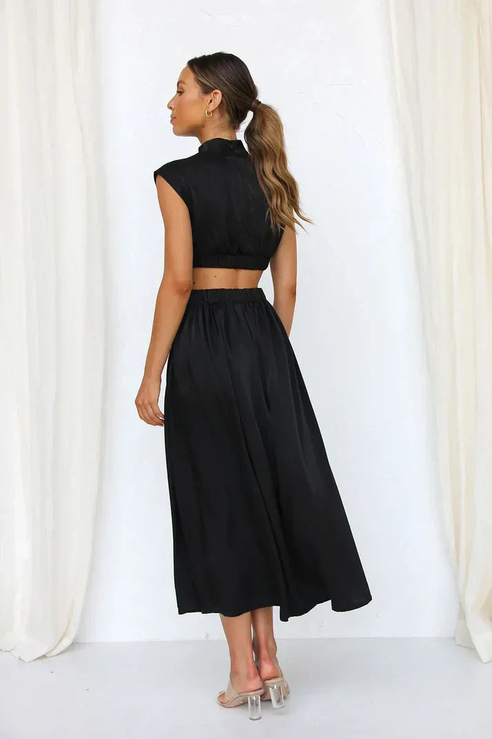 Drune | Eleganter Jumpsuit mit Cut-Out Taille