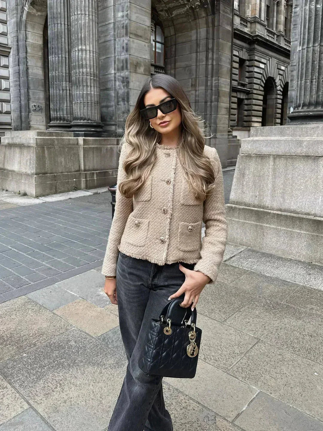 Drune | Tweed-Jacke