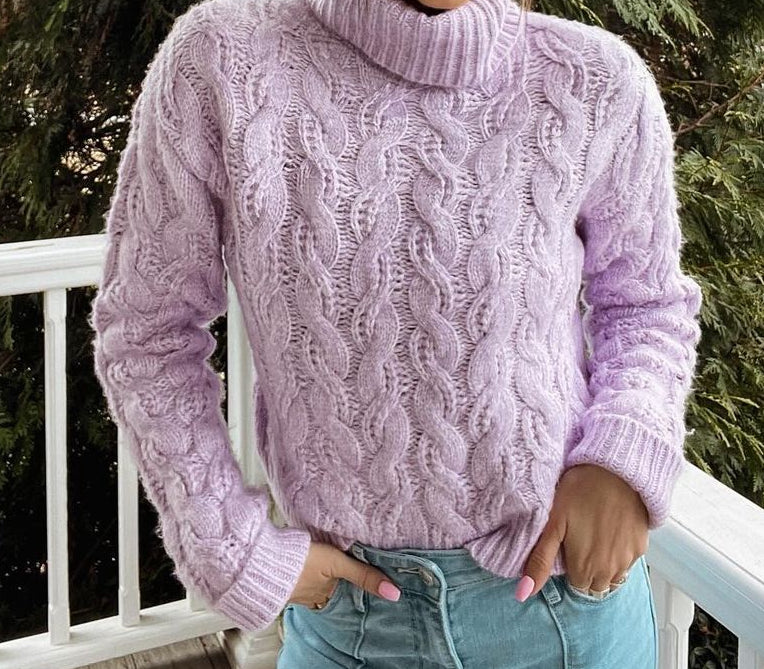 Drune | Lila Strickpulli