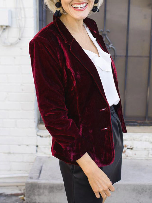 Drune | Velours Blazer für Damen