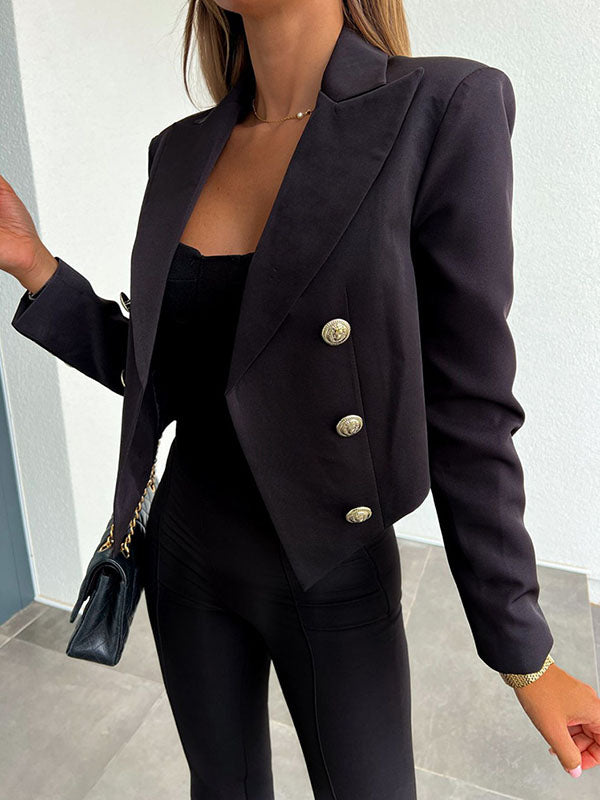 Drune | Cropped Blazer Für Moderne Eleganz Und Flair Für Frauen