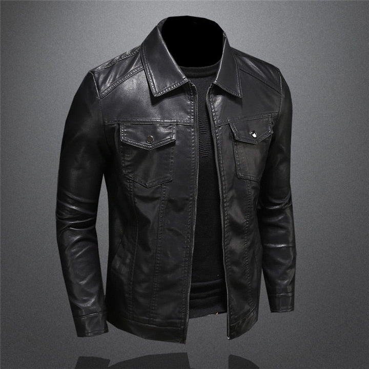 Drune | Klassische Lederjacke für Herren