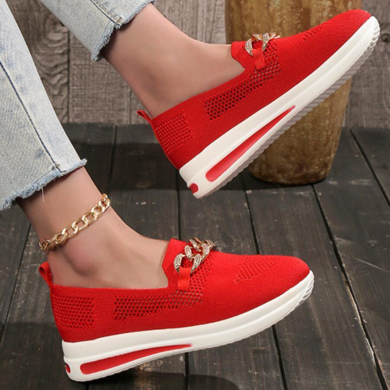 Drune | Elegante Slip-On-Loafer mit Kettendetail für Frauen