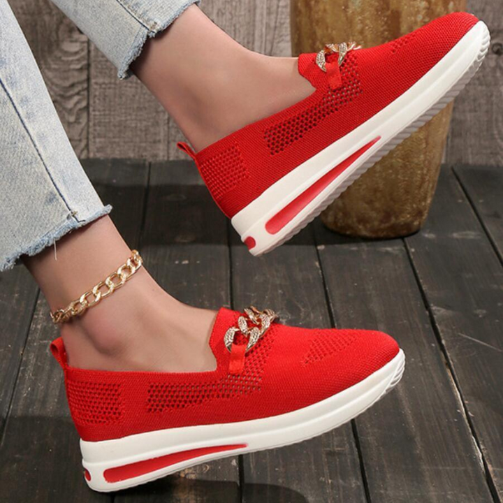 Drune | Elegante Slip-On-Loafer mit Kettendetail für Frauen