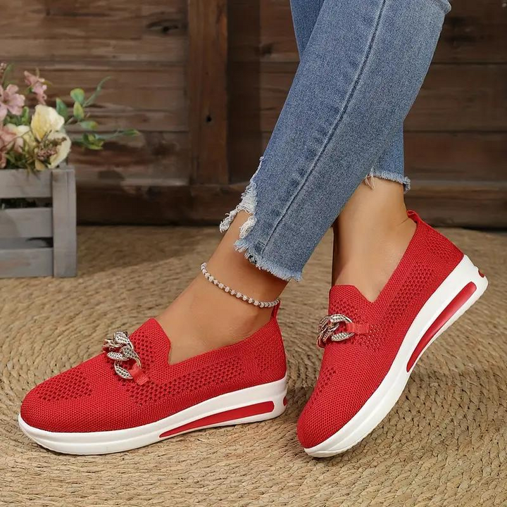Drune | Elegante Slip-On-Loafer mit Kettendetail für Frauen