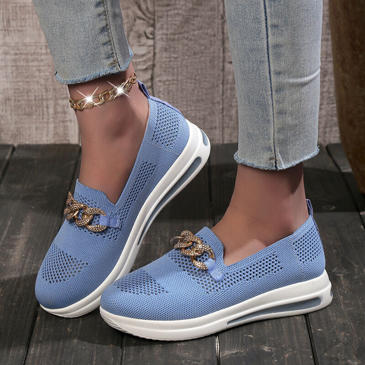 Drune | Elegante Slip-On-Loafer mit Kettendetail für Frauen