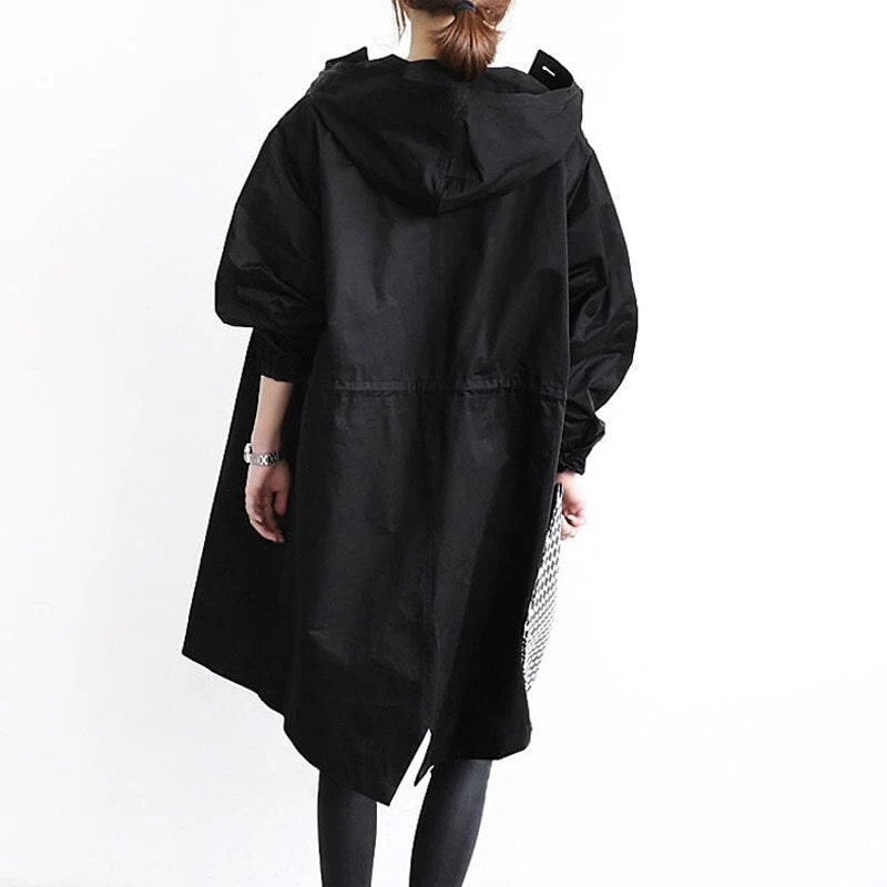 Drune | Eleganter Trenchcoat Einfarbiger Mantel für jede Saison
