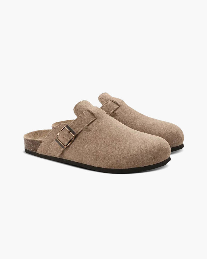 Drune | Bequemer Herren Clog Aus Wildleder Mit Ergonomischem Fußbett