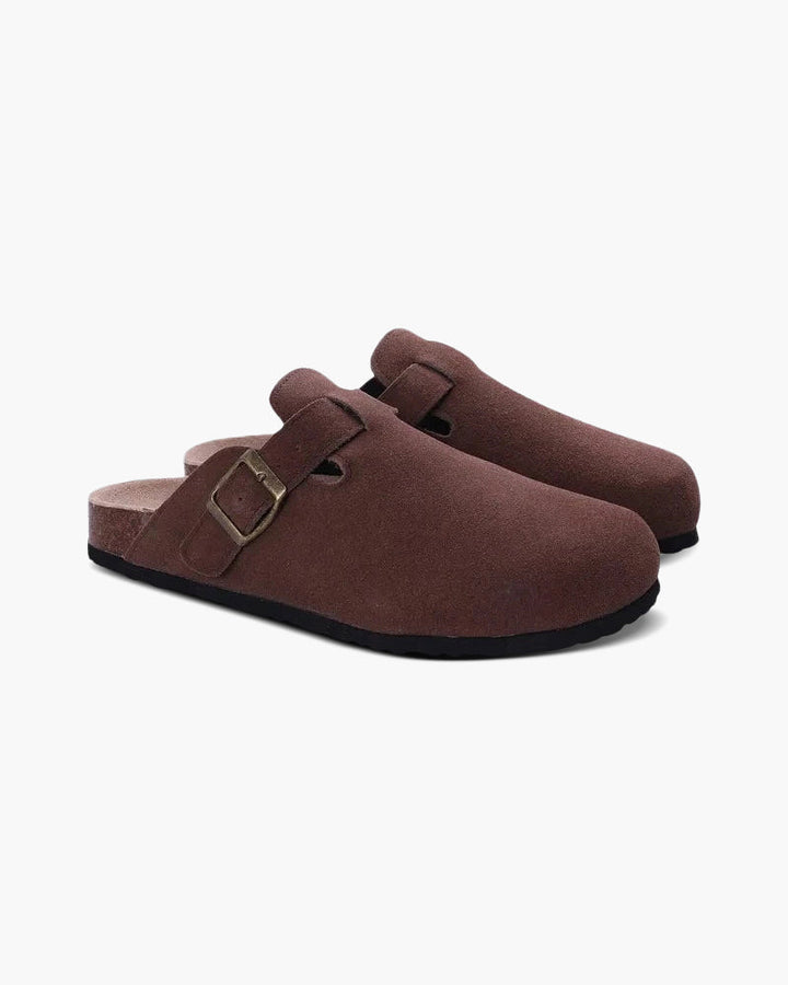 Drune | Bequemer Herren Clog Aus Wildleder Mit Ergonomischem Fußbett