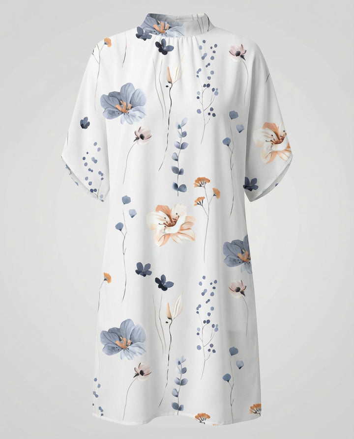 Elegantes Fledermausärmel Kleid Damen | Drune