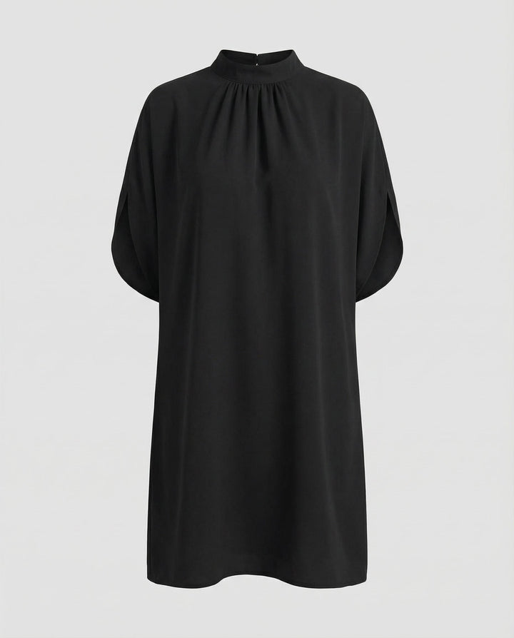 Elegantes Fledermausärmel Kleid Damen | Drune