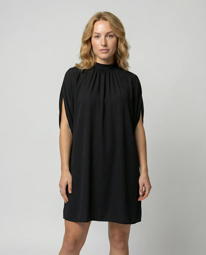 Elegantes Fledermausärmel Kleid Damen | Drune