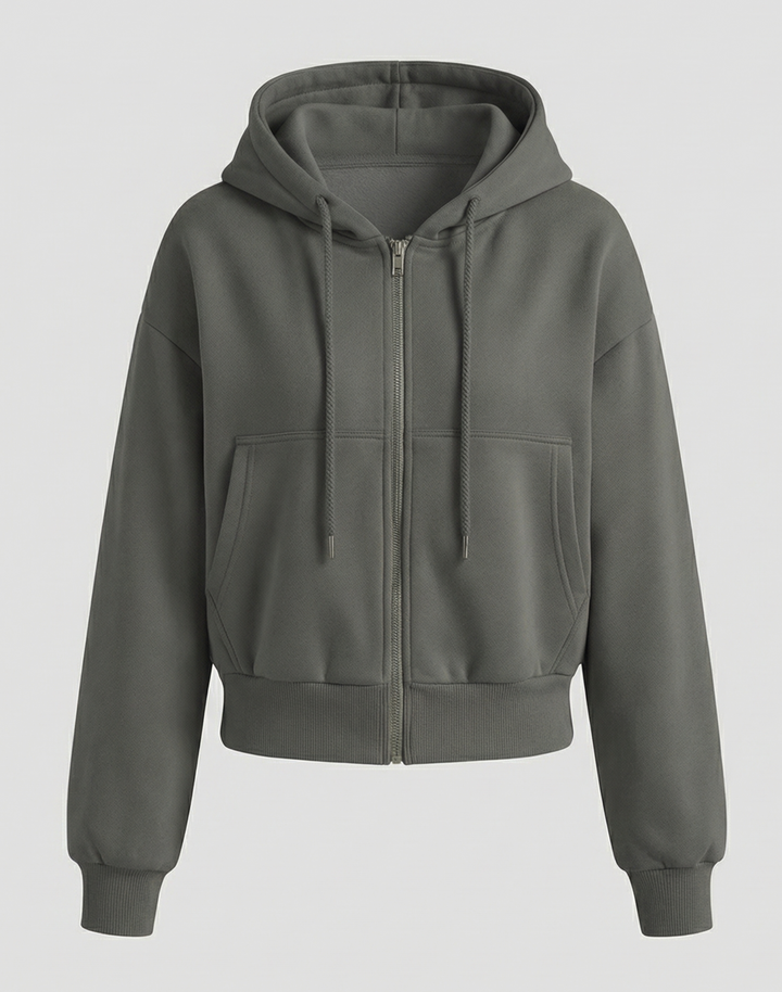 Oversize Sweatshirt Reißverschluss | Drune