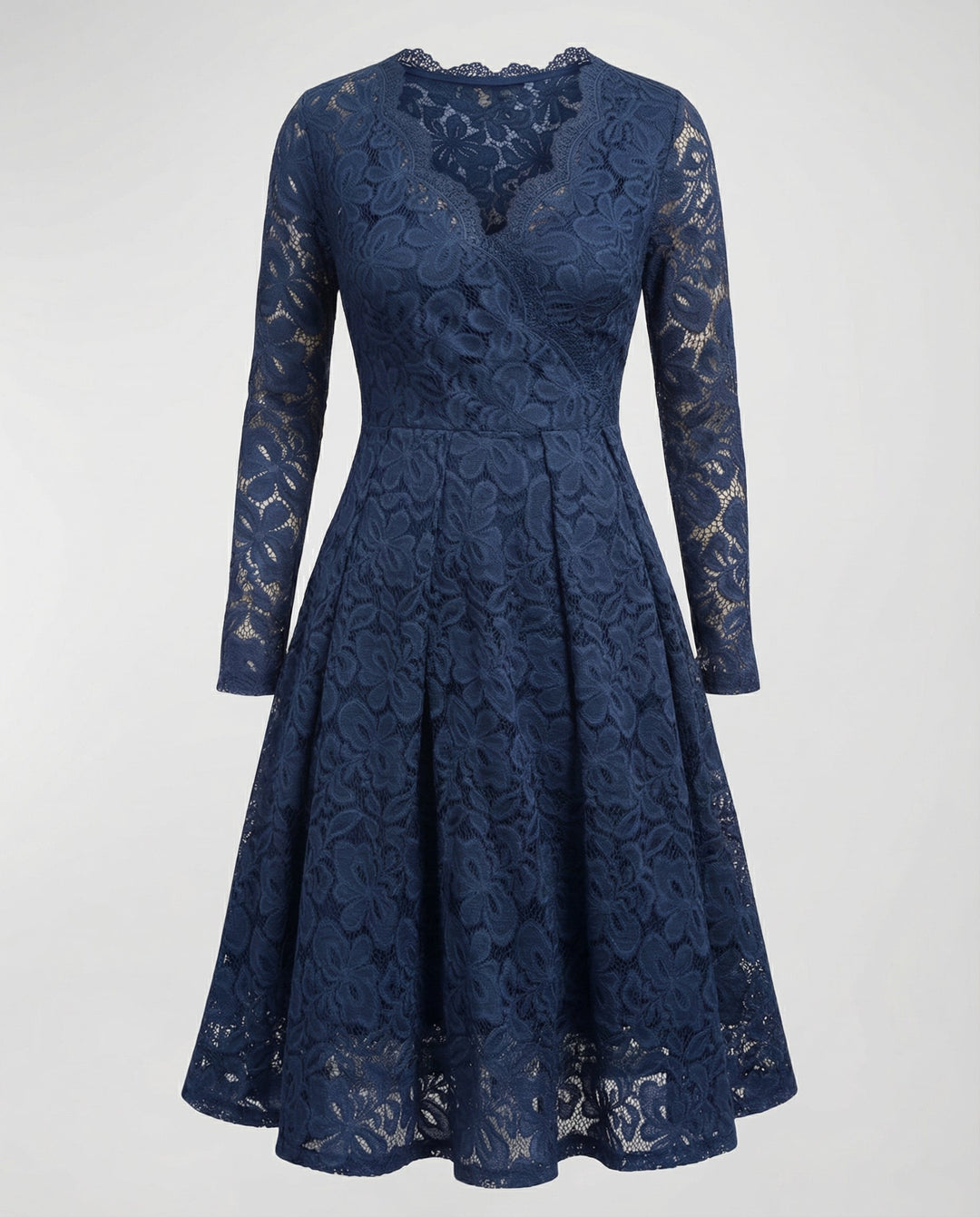 Elegantes Spitzenkleid Damen | Drune
