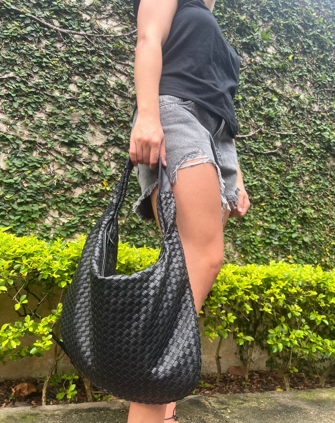 Drune | ️elegante Lederschultertasche